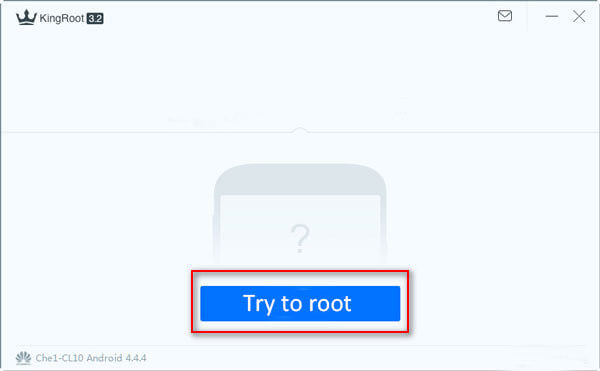 KingRootでデバイスをRoot化