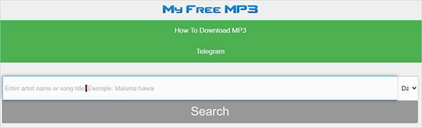 MyFreeMP3の使い方