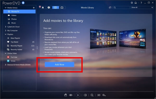 PowerDVDブルーレイ再生ソフト