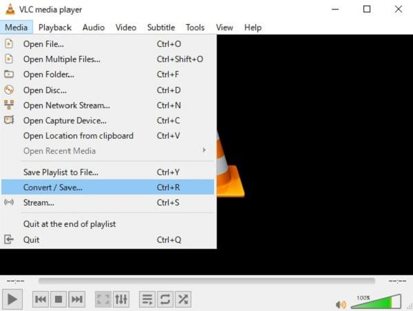 VLC メディアプレーヤーでブルーレイを変換