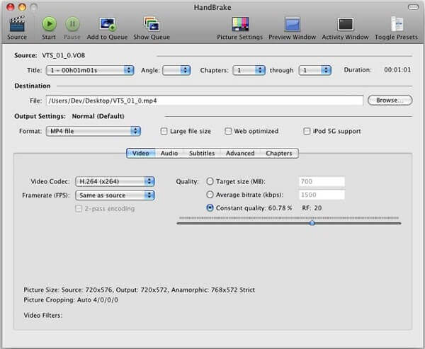 HandBrake for Mac