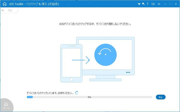 iOSデータを復元