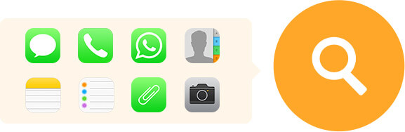 iPhoneデータを表示