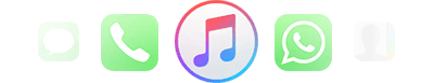 iTunes バックアップデータからの復元