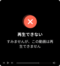 動画が再生できない