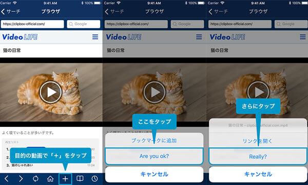 ClipboxでIwaraの動画をダウンロード