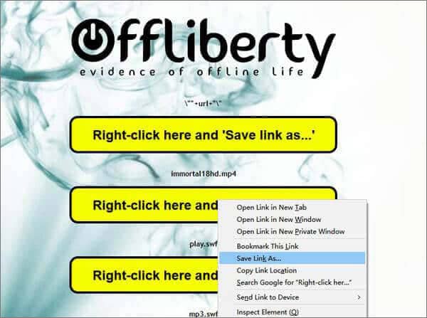 OfflibertyでTube8動画をダウンロード