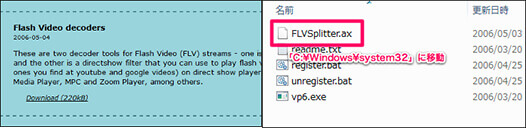 Flash Video decodersをダウンロード