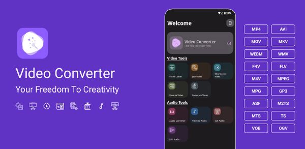 Video Converter Compressorで動画をMP4に変換する画面