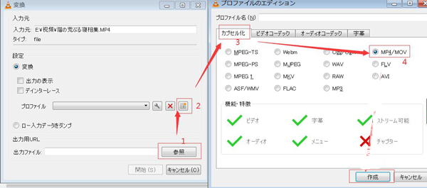 MP4をカプセル化