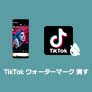 TikTok ウォーターマーク 消す