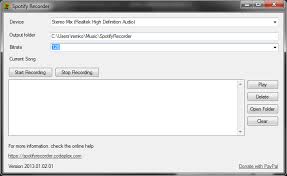 Spotify Recorder